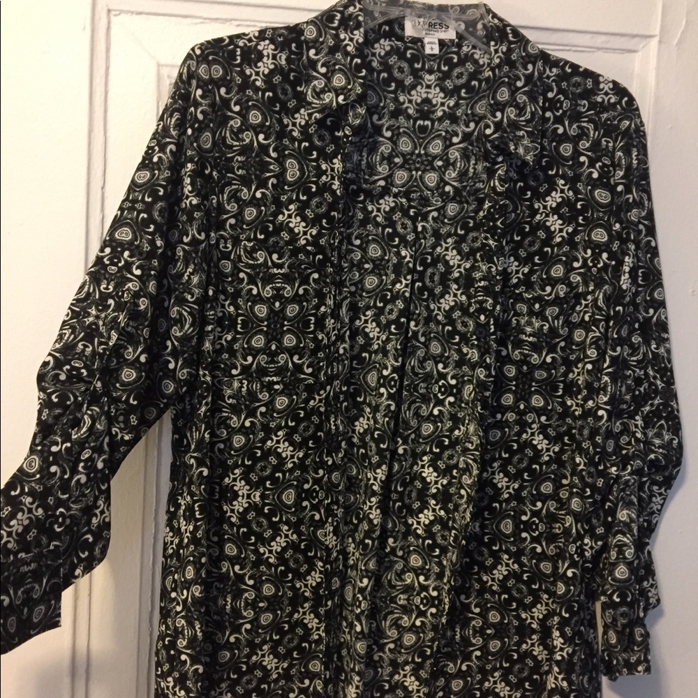 Express Slim Fit Portofino Shirt